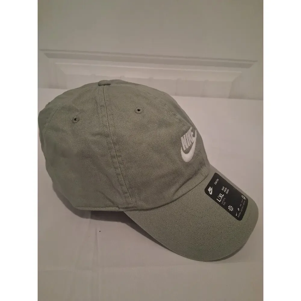NWT Nike Club Cap Unstructured Swoosh Classic Hat Sage Green Size L/XL...
